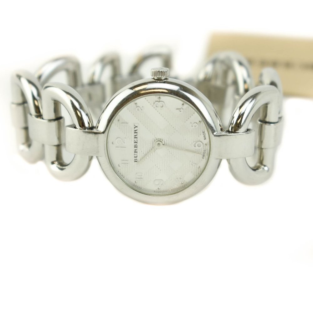 BURBERRY BU5400 Stainless Nova Check Logo Watch nr - Picture 3 of 10